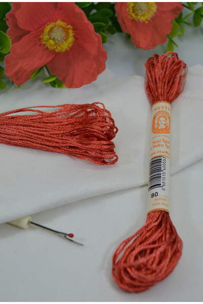 Enstitü İplik Hand Embroidery Silk, Laundry Silk, Rayon, Shiny Silk Texture, ...