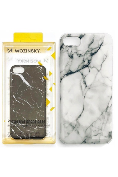 WOZINSKY Husă de marmură pentru Samsung Galaxy A03S cu model de marmură