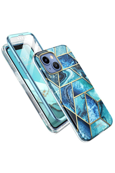 Supcase Husă pentru iPhone 14 Plus 15 Plus Albastru Ocean Durabilă