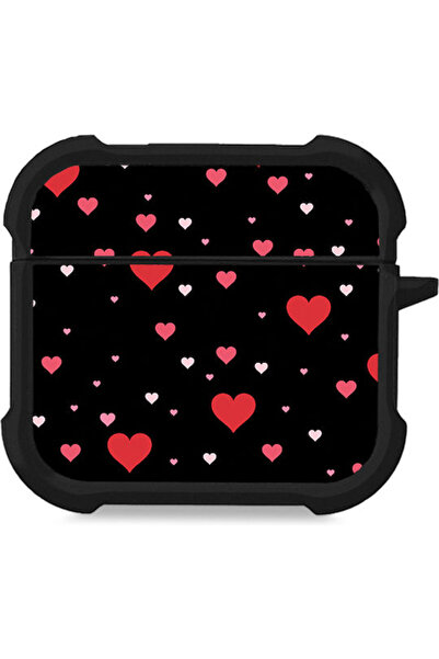 Other Θήκη Σιλικόνης Sonique Heart Series σε Μαύρο χρώμα για Apple AirPods 4