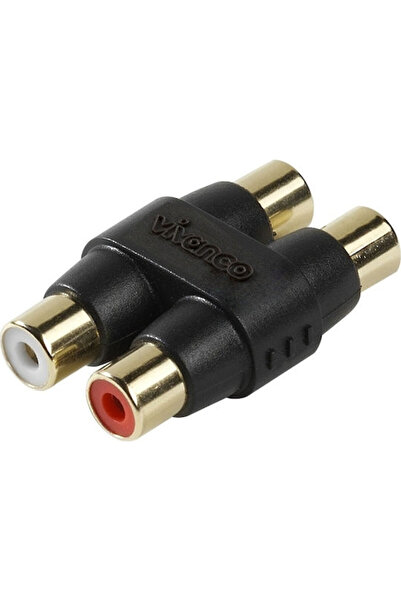 Vivanco Μετατροπέας RCA θηλυκό σε RCA 2x θηλυκό 1 τεμάχιο 46102