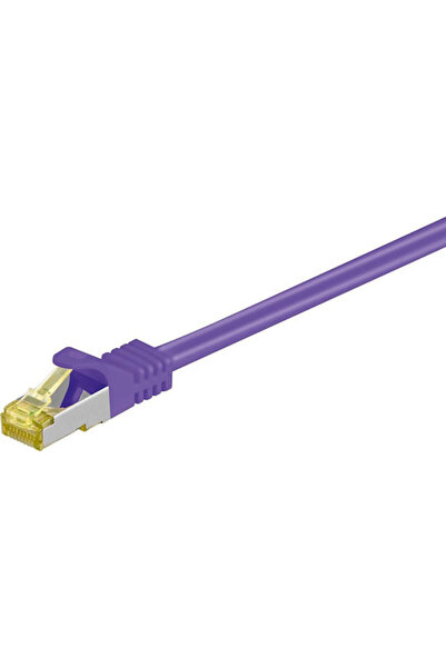 goobay Καλώδιο Ethernet S/FTP Cat.6a Gigabit 1,5μ Μωβ Κωδικός: 91600