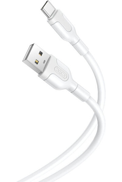 Xo NB212 Καλώδιο USB 2.0 USB-C Αρσενικό - USB-A Λευκό 1μ 16.005.0193