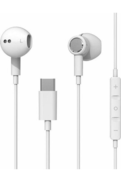 Beline SK194 Ενδοωτικά ακουστικά handsfree με υποδοχή USB-C Λευκά