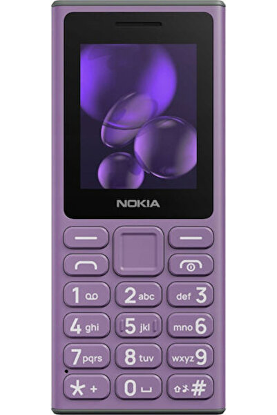 Nokia 105 (2024) Κινητό τηλέφωνο διπλής SIM με πλήκτρα (Αγγλικό Μενού) Μωβ