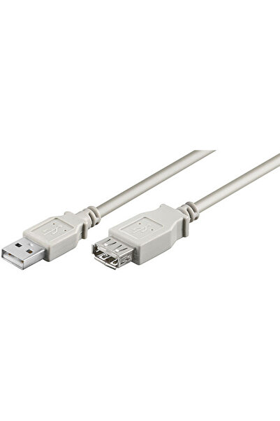 goobay Καλώδιο USB 2.0 1.8μ A-Αρσενικό σε A-Θηλυκό Γκρι (50960)