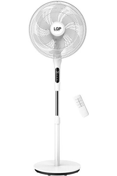 Lamtech Ανεμιστήρας δαπέδου 55W με διάμετρο 40 εκ. με τηλεχειριστήριο Λευκό Κ...