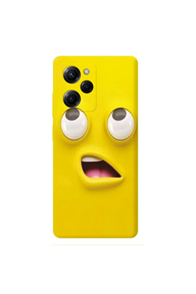 Other Xiaomi Poco X5 Pro Confused face Transparent Silicone TPU Θήκη
