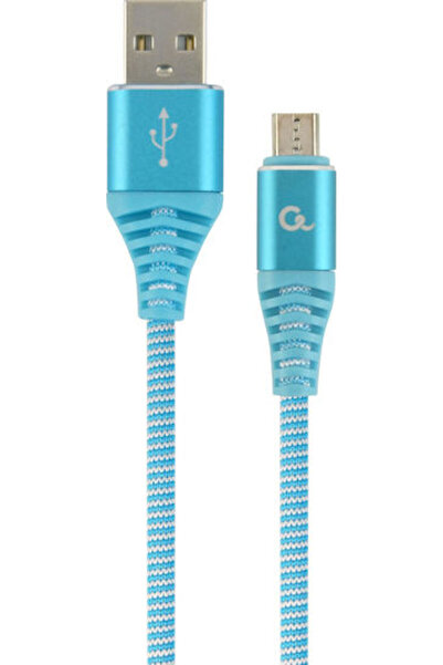 Gembird Καλώδιο USB 2.0 σε micro USB, τυπικό, 1μ, Μπλε (CC-USB2B-AMMBM-1M-VW)