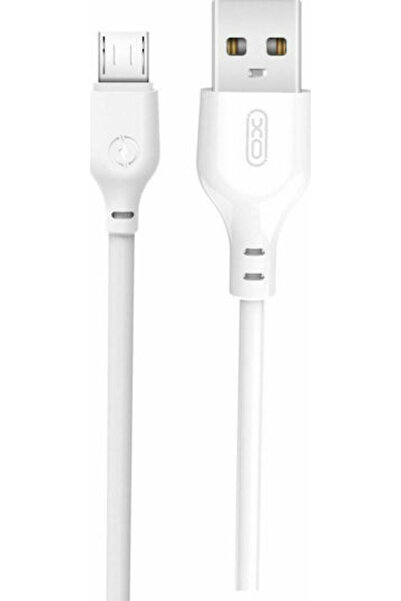 Xo NB103 2μ Κανονικό Καλώδιο USB 2.0 σε micro USB Λευκό (16.005.0070)