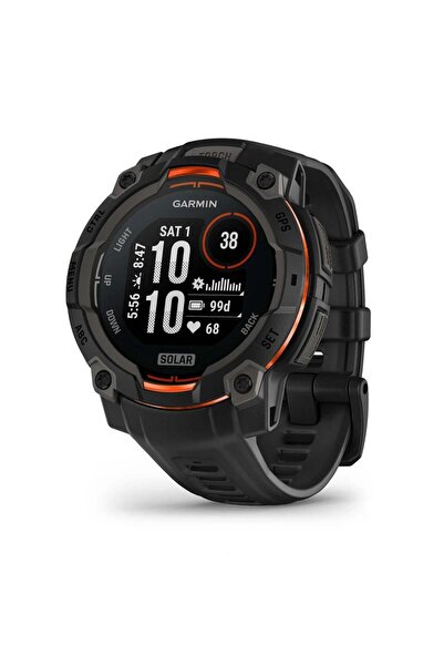 Garmin Smartwatch Instinct 3 Solar, GPS, 45mm, Ecran de 0.9 inch, Bluetooth, ...