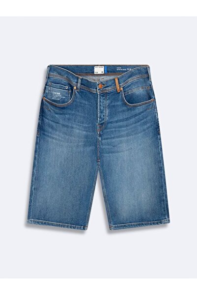 Ltb Corvin Mid Waist Regular Mid Indigo Jean Bermuda