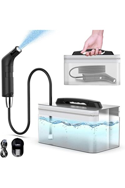 The Bros Portable Bidet Sprayer Kit with 2.3L Water Tank – Rechargeable, Trav...