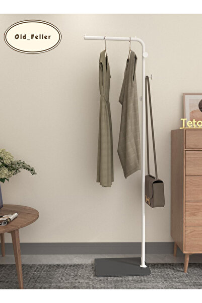Old_Feller Modern Metal Coat Rack Freestanding ,Coat Stand With 3 Hooks,Perfe...