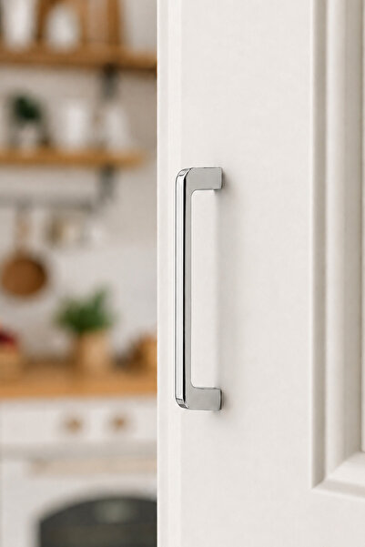 BERFİNO 203/096 Modeno Furniture Handle 5-Pack 96 mm Cabinet Drawer Handle Ch...