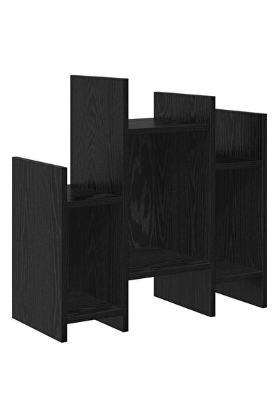 vidaxl Dulap lateral Stejar Negru 60 x 26 x 60 cm Lemn compozit