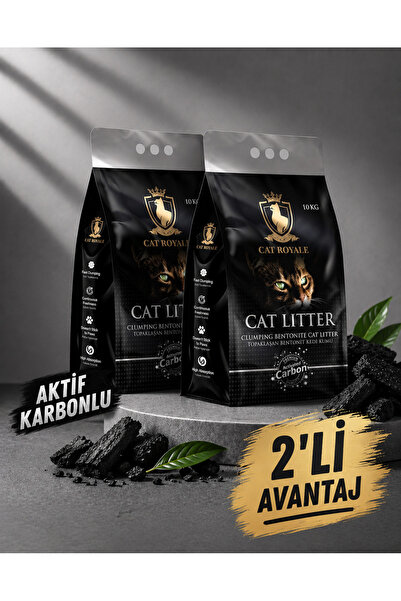 Cat Royal kedi kumu 2*10 Lt aktif karbonlu