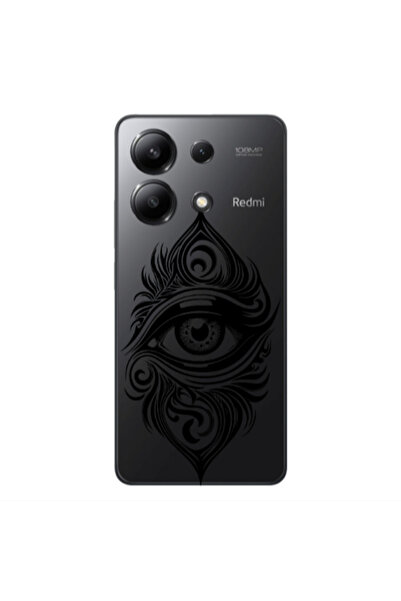 Other Xiaomi Redmi Note 13 4G Eye patterned drawing Transparent Silicone TPU ...