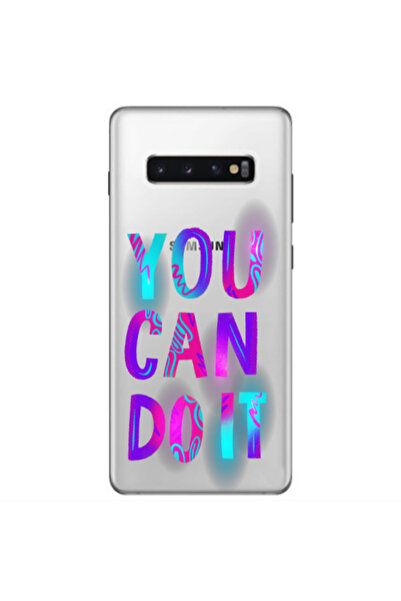 Other Samsung S10 Plus You Can Doit Transparent Silicone TPU Θήκη