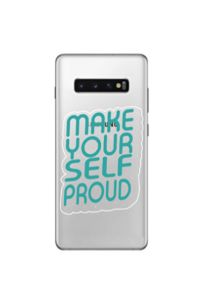 Other Samsung S10 Plus Make Your Self Proud Transparent Silicone TPU Θήκη