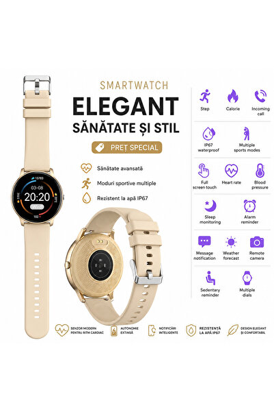 Shenzhen technology Ceas Smartwatch ZL02C Pro , Apel Bluetooth, Ecran Touch ,...