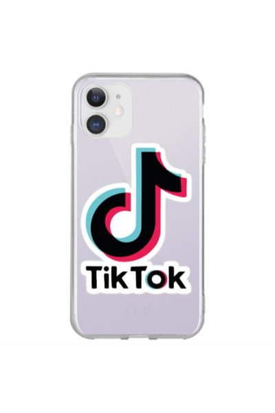 Other Apple iPhone 12 Tik Tok Transparent Silicone TPU Θήκη