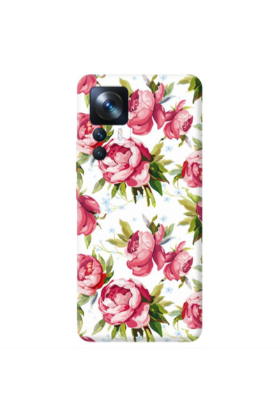 Other Xiaomi Mi 12T Roses and laves Transparent Silicone TPU Θήκη
