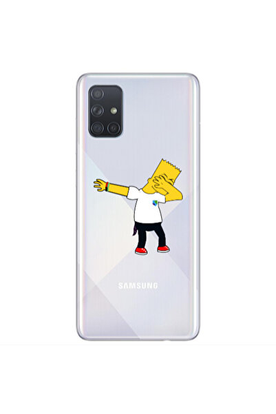 Other Samsung A71 Simpsons2 Transparent Silicone TPU Θήκη