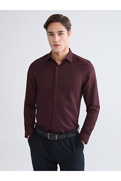 LC Waikiki Nevavm Slim Fit Dobby Men's Shirt with Difference