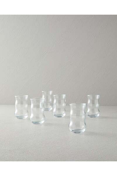 English Home >Classy 6-Piece Glass Tea Cups