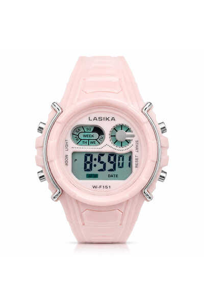 Watch Ceas sport pentru copii Lasika roz electronic rezistent la apa LSK17
