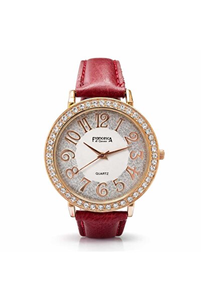 Watch Elegant red ladies watch, Francesca di Geneva, FF108