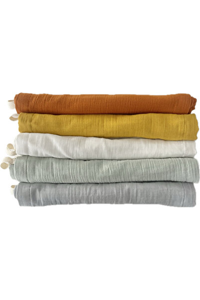 PROMODÜL Set of 5 Double Layer Muslin Kitchen Drying Cloths - Sustainable, Ab...