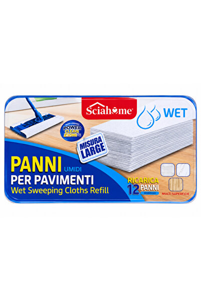 Seta Home Lavete Umede pentru Mop și Podele Sciahom, 12 Bucăți, Rezerve Mop P...