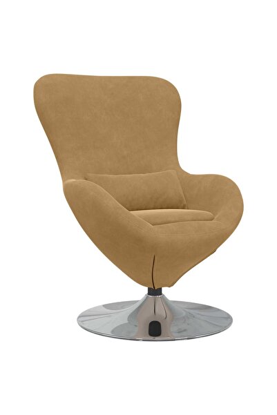 vidaxl Egg armchair Brown Velvet