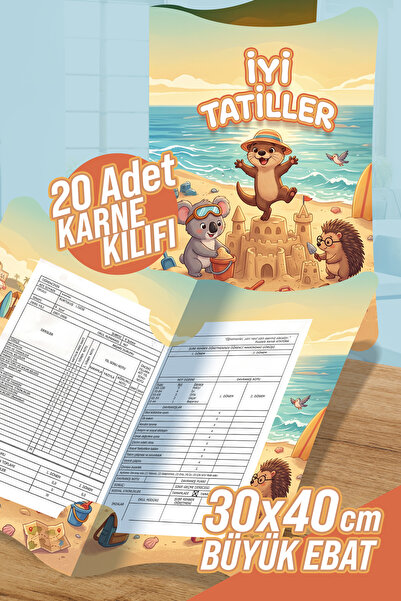 colortouch Letnji raspust sa Beaver A4 futrolom za izveštajne kartice, 20 kom...