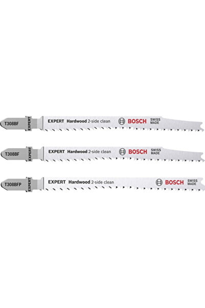 Bosch Top Bottom Set of 3 jigsaw blades, 117 mm