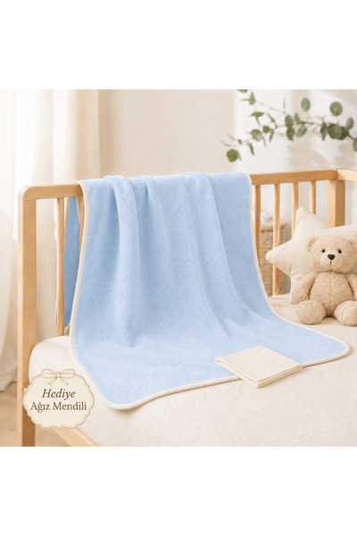 FYB Waffle Baby Blanket Single Layer 78X84 cm 100% Cotton Soft Textured