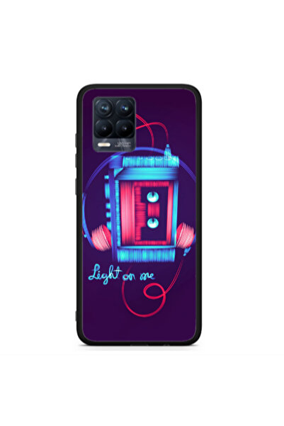 Other Realme 8 Light on me Black Glossy Θήκη