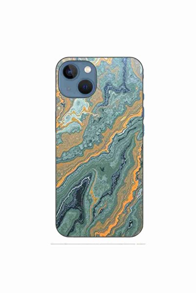 OEM Husa compatibila cu Apple iPhone 13 Silicon Gel Tpu Model Forest Flame Ma...