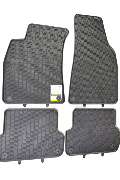 Geyer & Hosaja Set 4 covorase din cauciuc negru fara miros,cu prindere,compat...