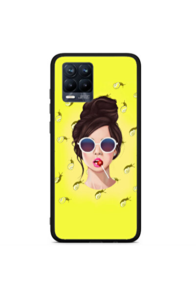Other Realme 8 i Lolipop Black Glossy Θήκη