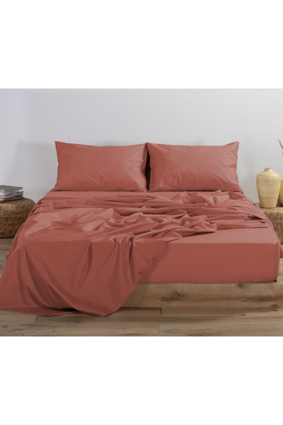 Nef Nef Homeware Nef Nef Βασικό Επίπεδο Σεντόνι 240x270 Τερακότα