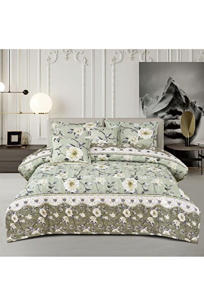 Moon Summer Pressed Flannel Bedspread - Nefirin - 6 Pieces - 250X230