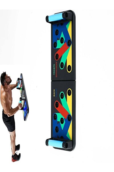 Generic Colorful and Foldable Push-Up Exercise Board