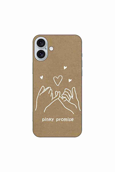 OEM Калъф, съвместим с Apple iPhone 16 Plus, силиконов гел TPU модел BFF Pink...