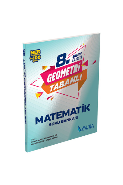 Muba Yayınları SRB8009 8. Sınıf Geometri Tabanlı Matematik Soru Bankası