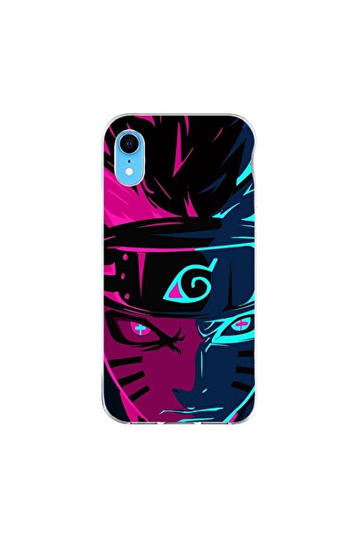 OEM Husa compatibila cu Apple iPhone XR Silicon Gel Tpu Model Naruto Purple S...