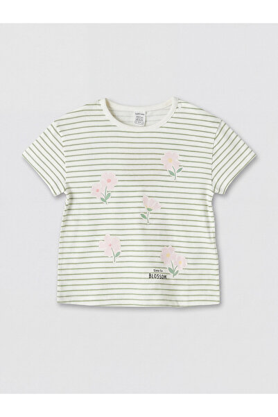 LC Waikiki Trendlucky with Difference Baby Girl Ruffle T-Shirt