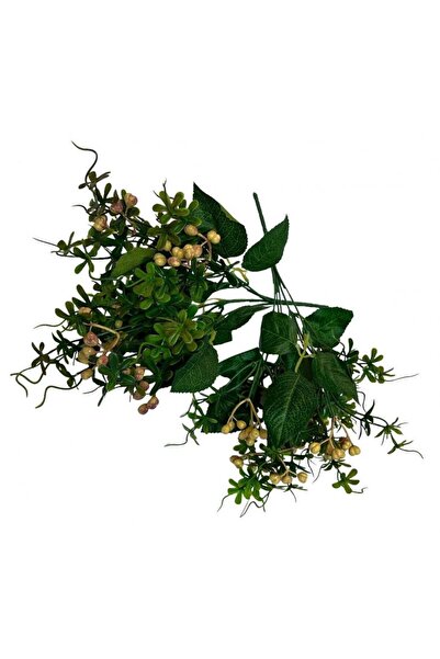 OEM Flori Artificiale Buchet Frunze Cu Inimioare Bej 2/Set